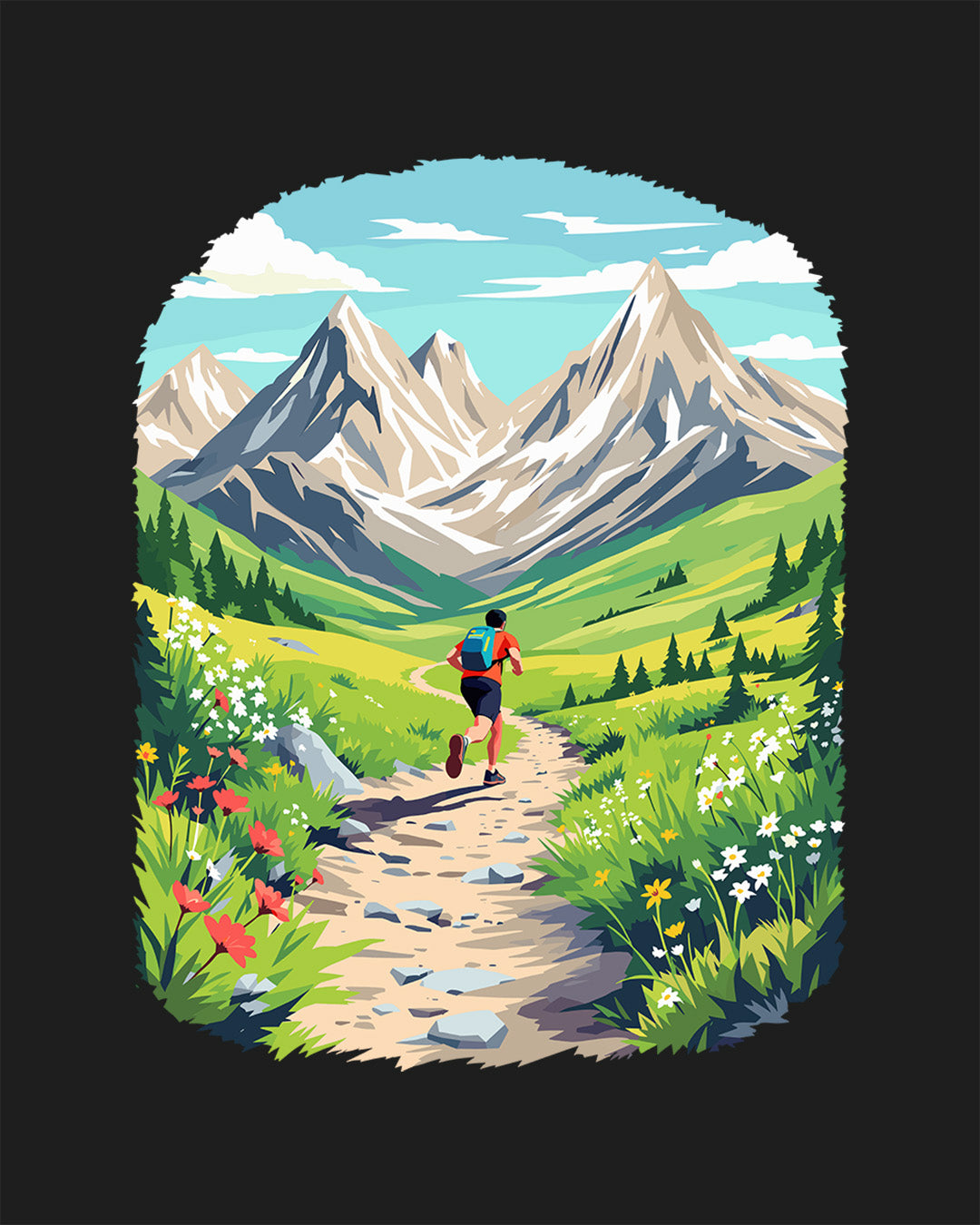 Beautiful Footpath - Man Shirt