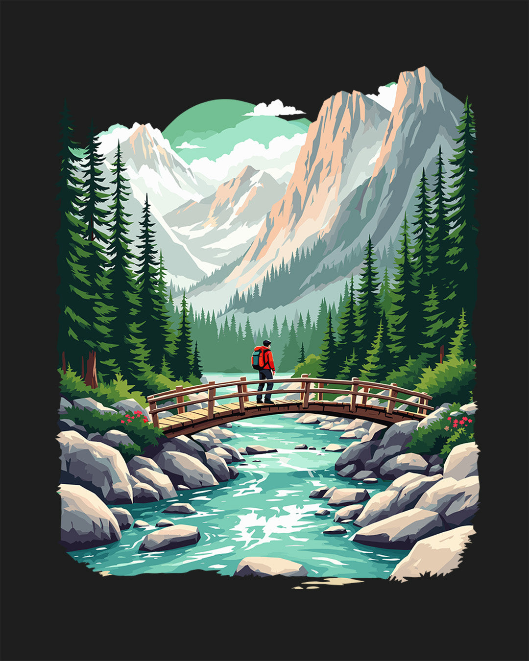 River Bridge - Man Shirt