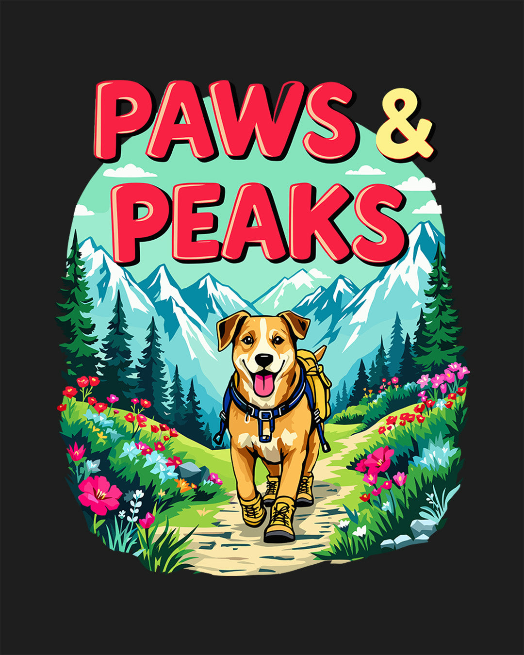 Paws and Peaks - Man Shirt