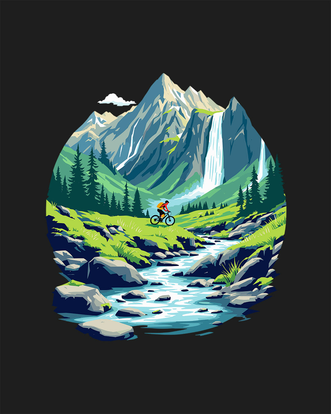 Mountain Bike Road - Man Shirt