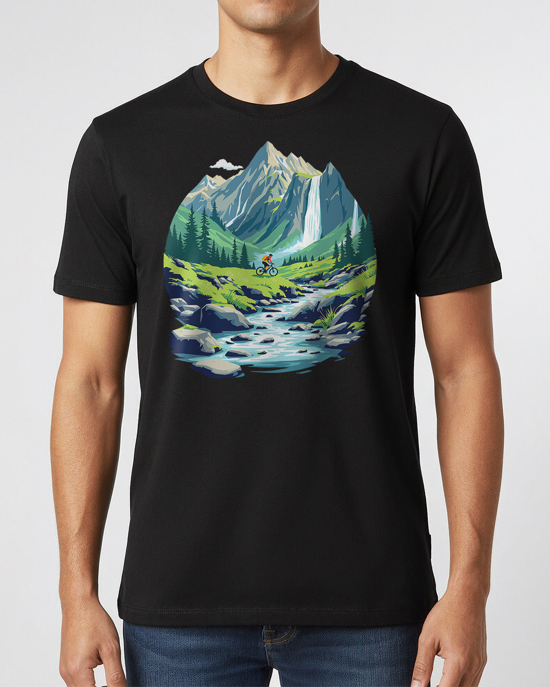 Mountain Bike Road - Man Shirt