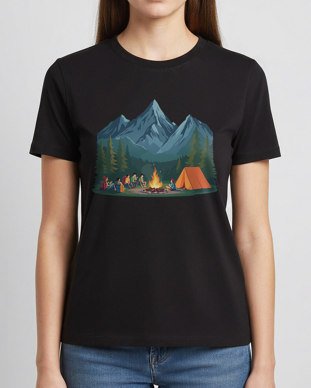 Chill Campfire - Woman Shirt