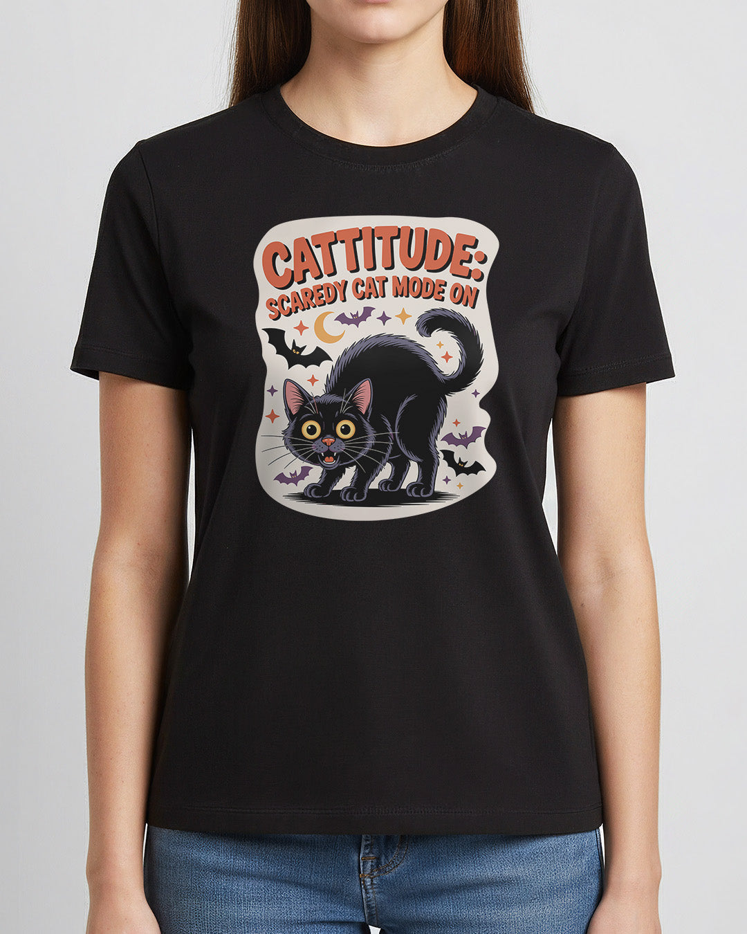 Scaredy Cat - Woman Shirt