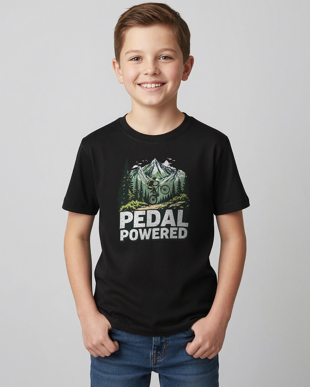 Pedal Powered - Kids Shirt