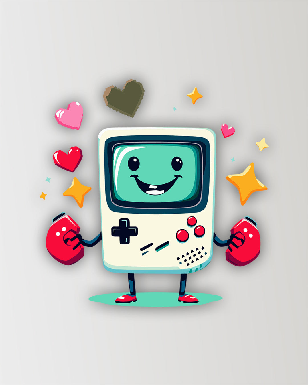 Happy Gameboy - Sticker