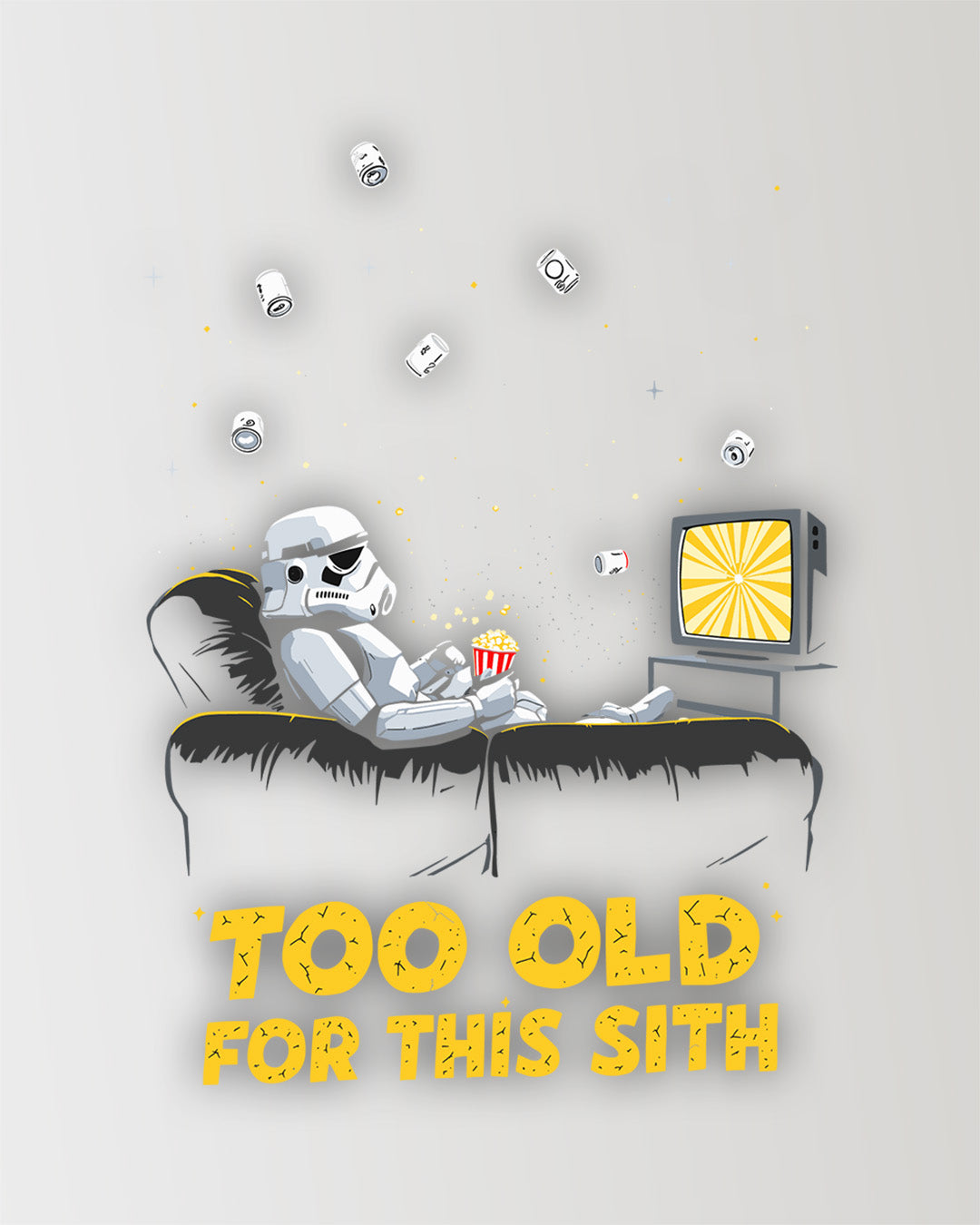 Too Old for This Sith - Sticker