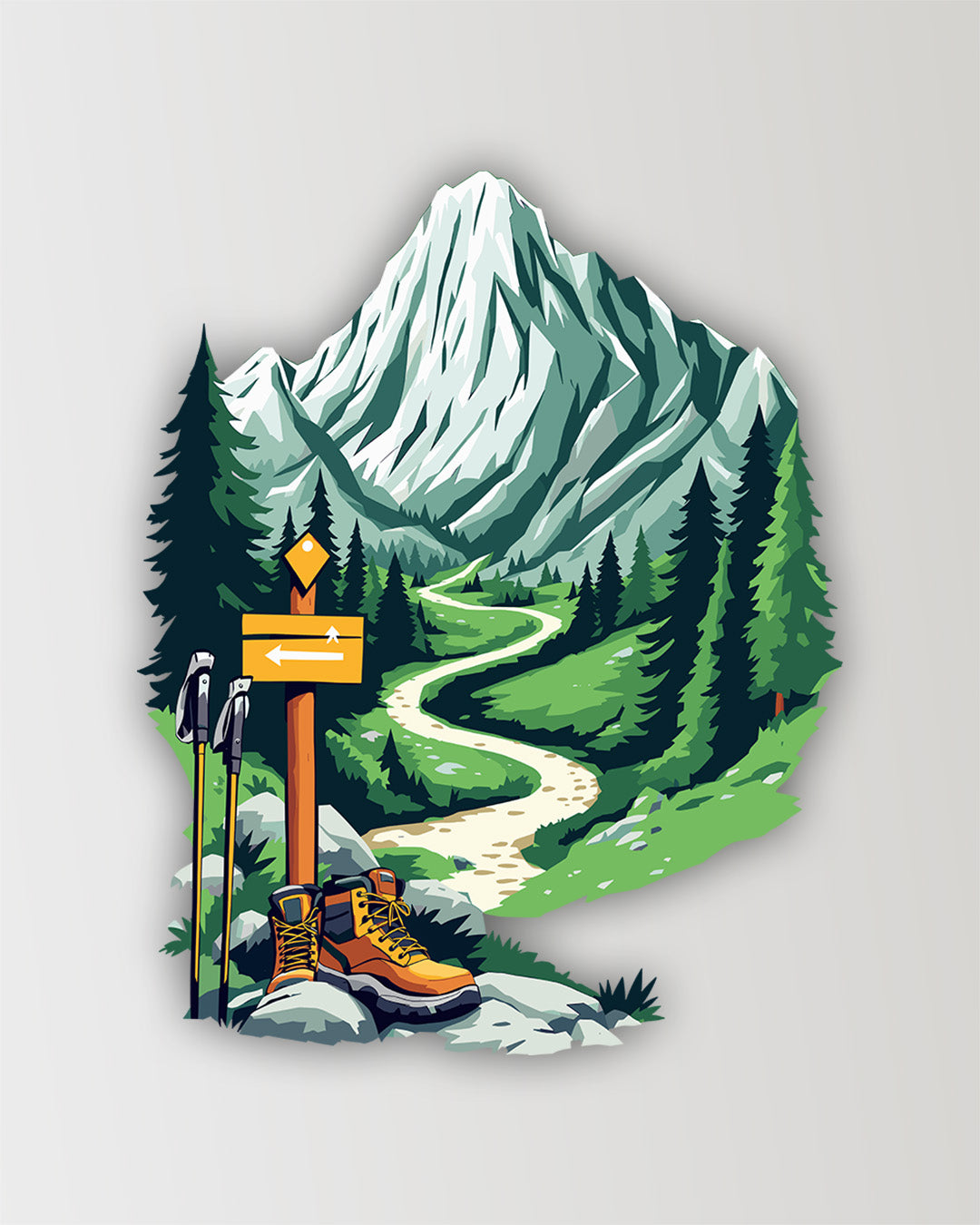 Wandering Footpath - Sticker