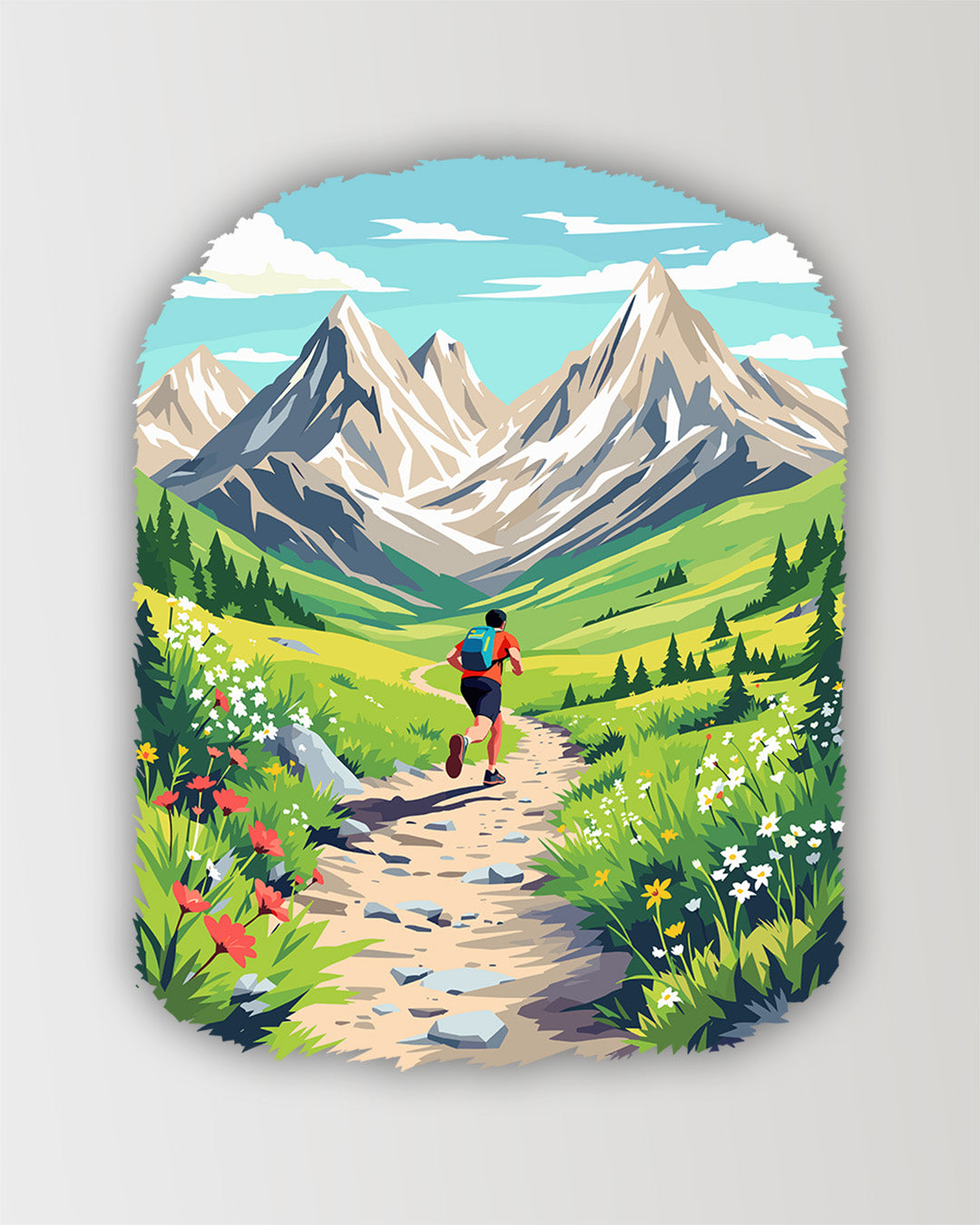 Beautiful Footpath - Sticker