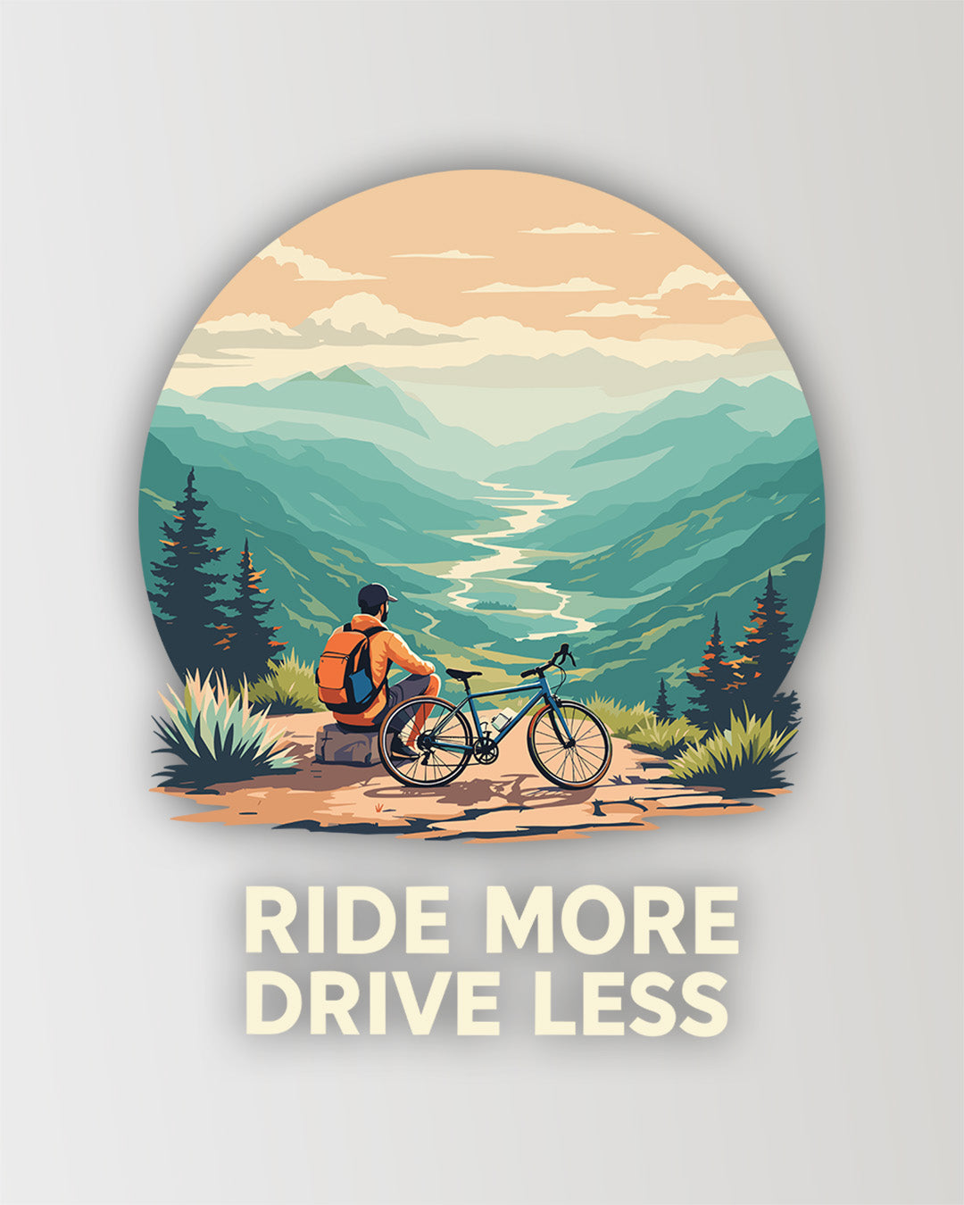 Ride More Drive Less - Sticker