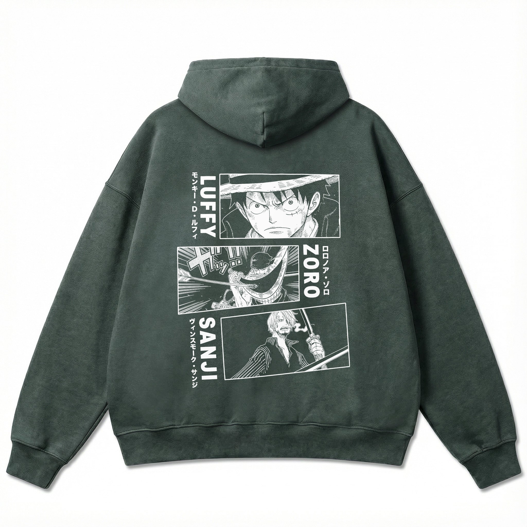 Oversize Hoodie - Luffy Zoro Sanji