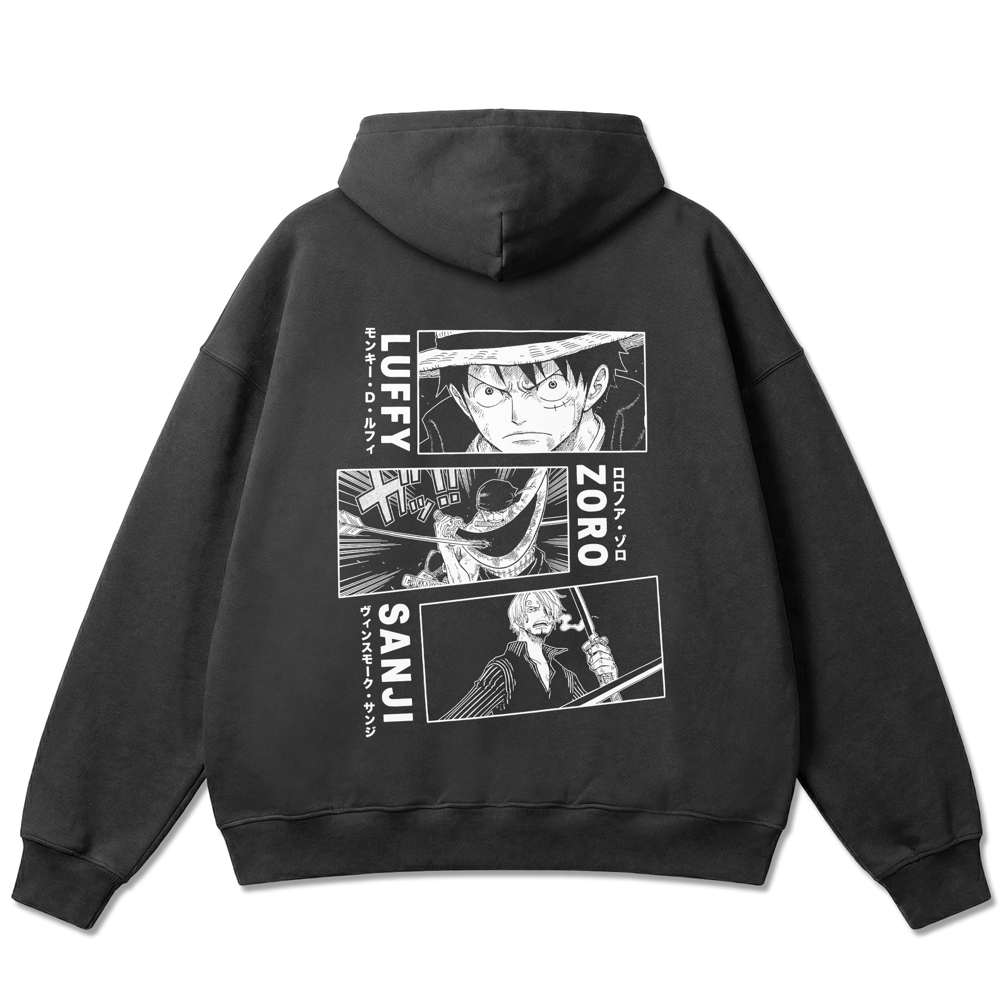 Oversize Hoodie - Luffy Zoro Sanji