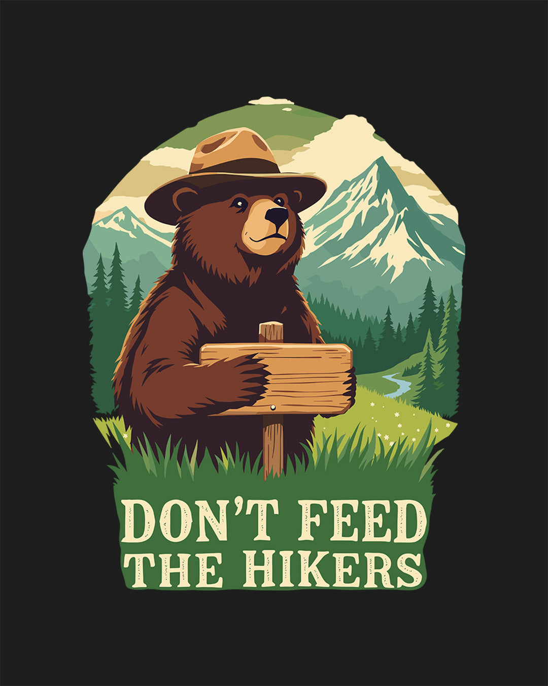 Dont Feed the Hikers - Man Shirt