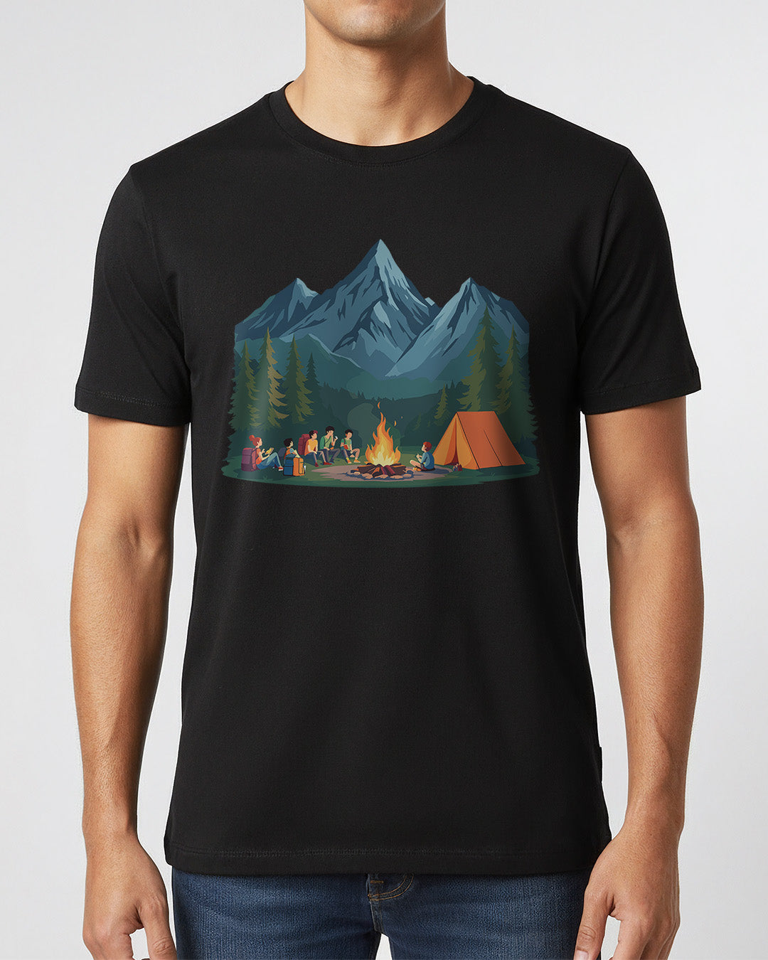 Chill Campfire - Man Shirt