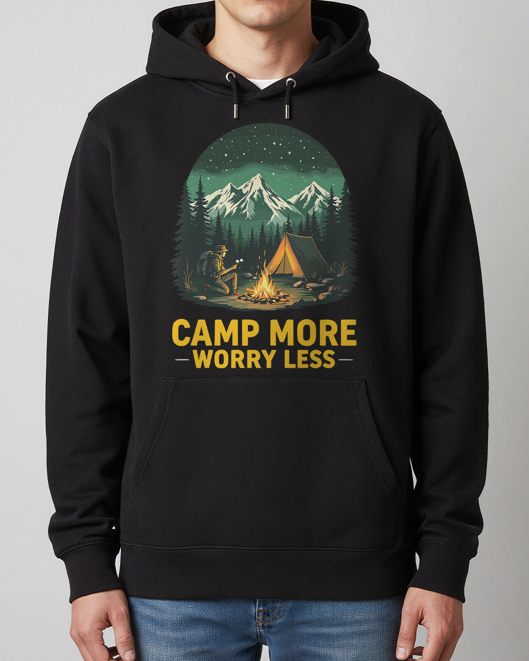 Camp More Worry Less - Hoodie