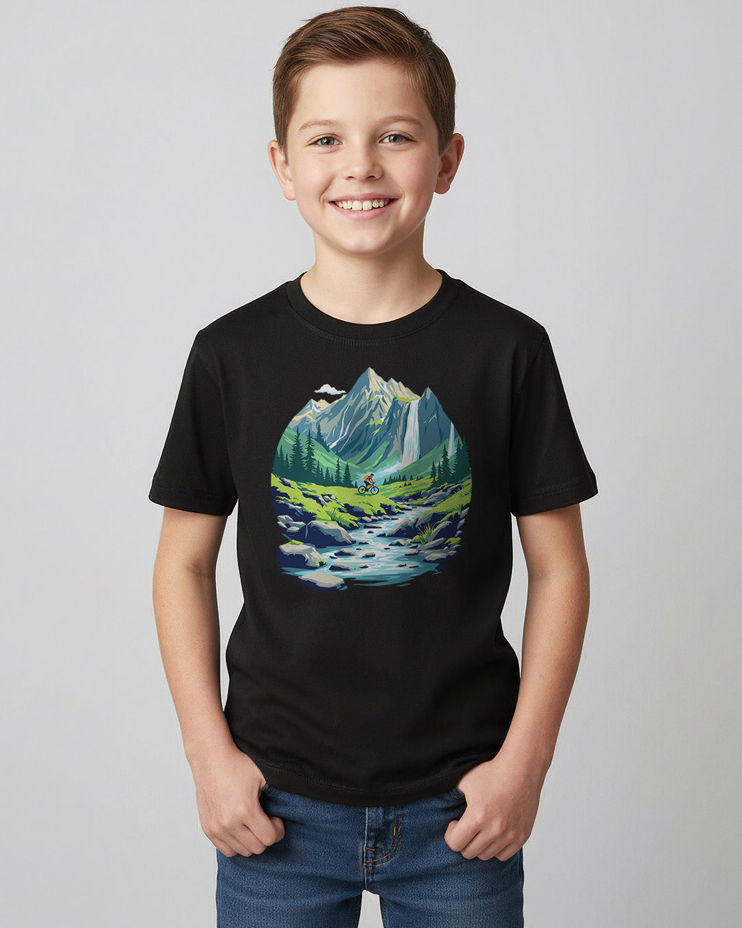 Mountain Bike Road - Kids Shirt
