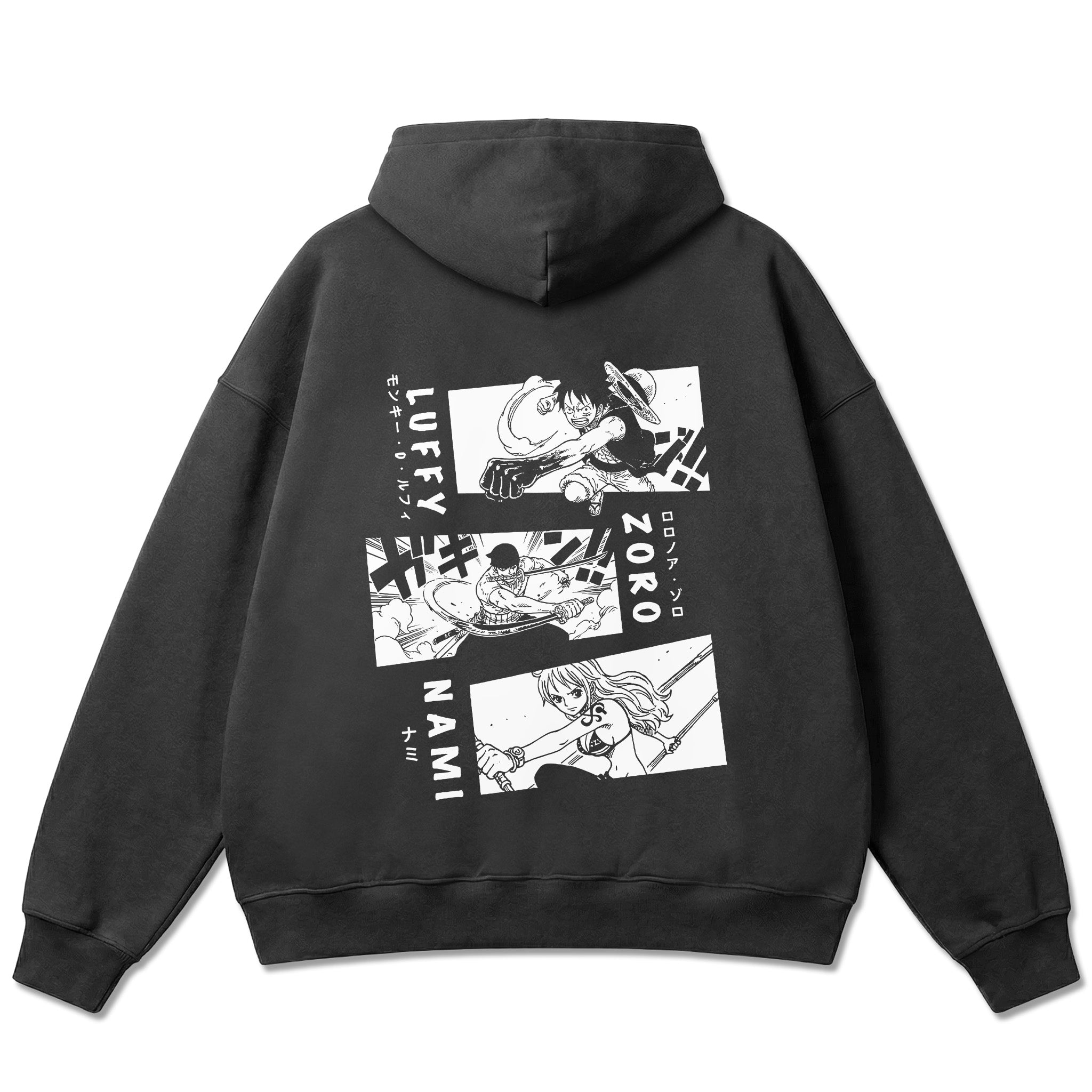 Oversize Hoodie - Luffy Zoro Nami
